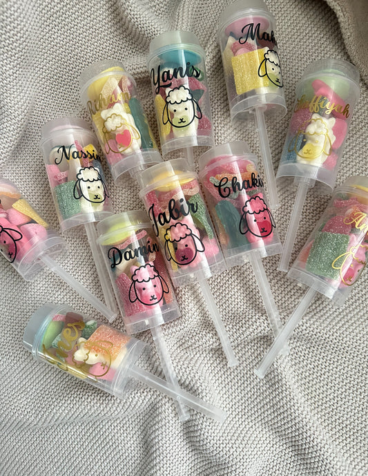 Snoep-popper schaap 100% vegan/halal