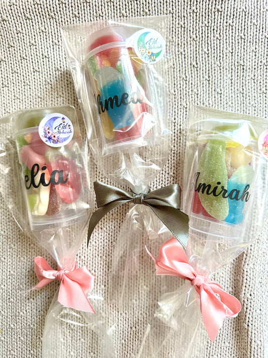 Snoeppopper ingepakt 100% vegan/halal