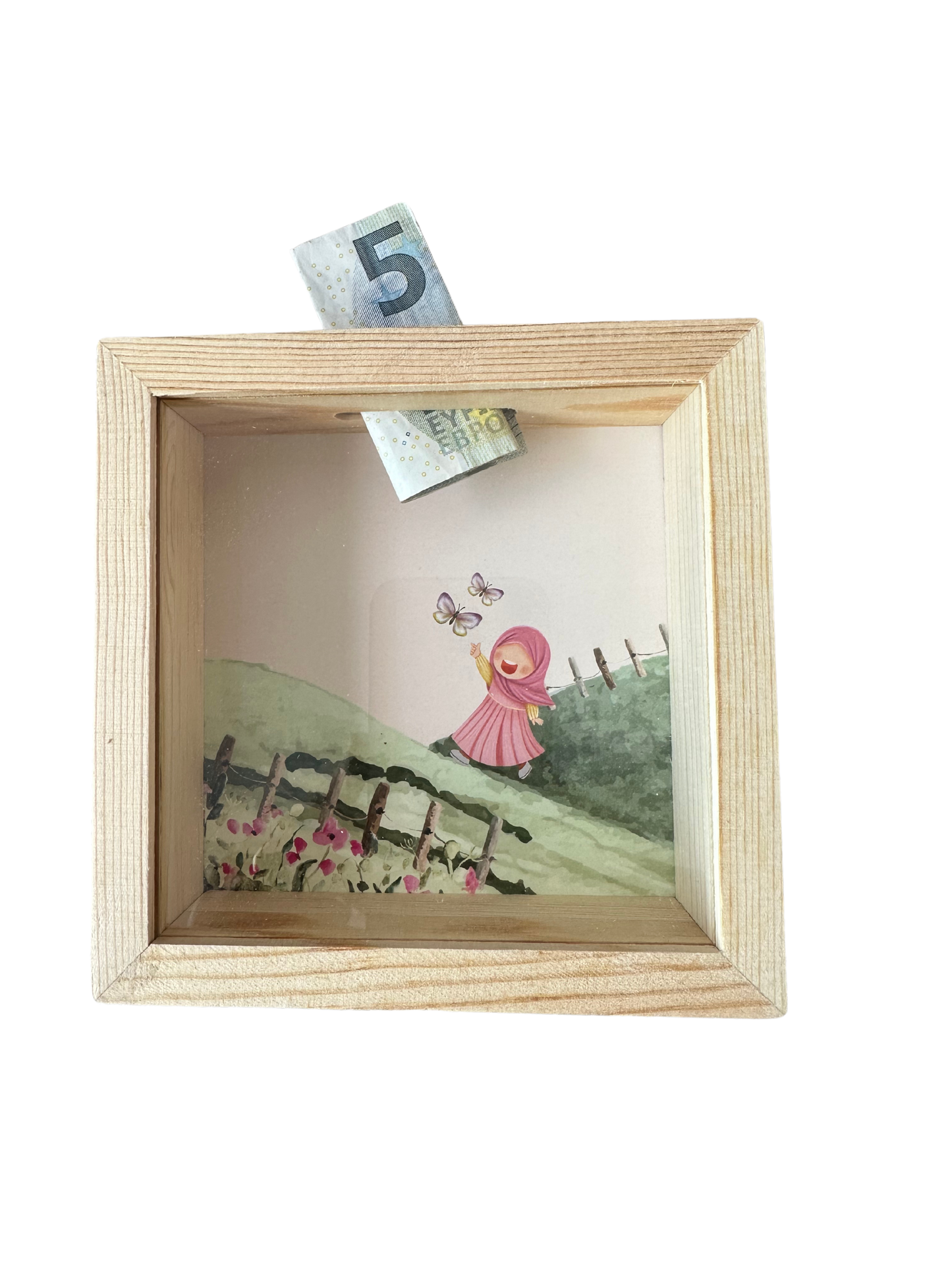 Spaarpot- flowergarden girl